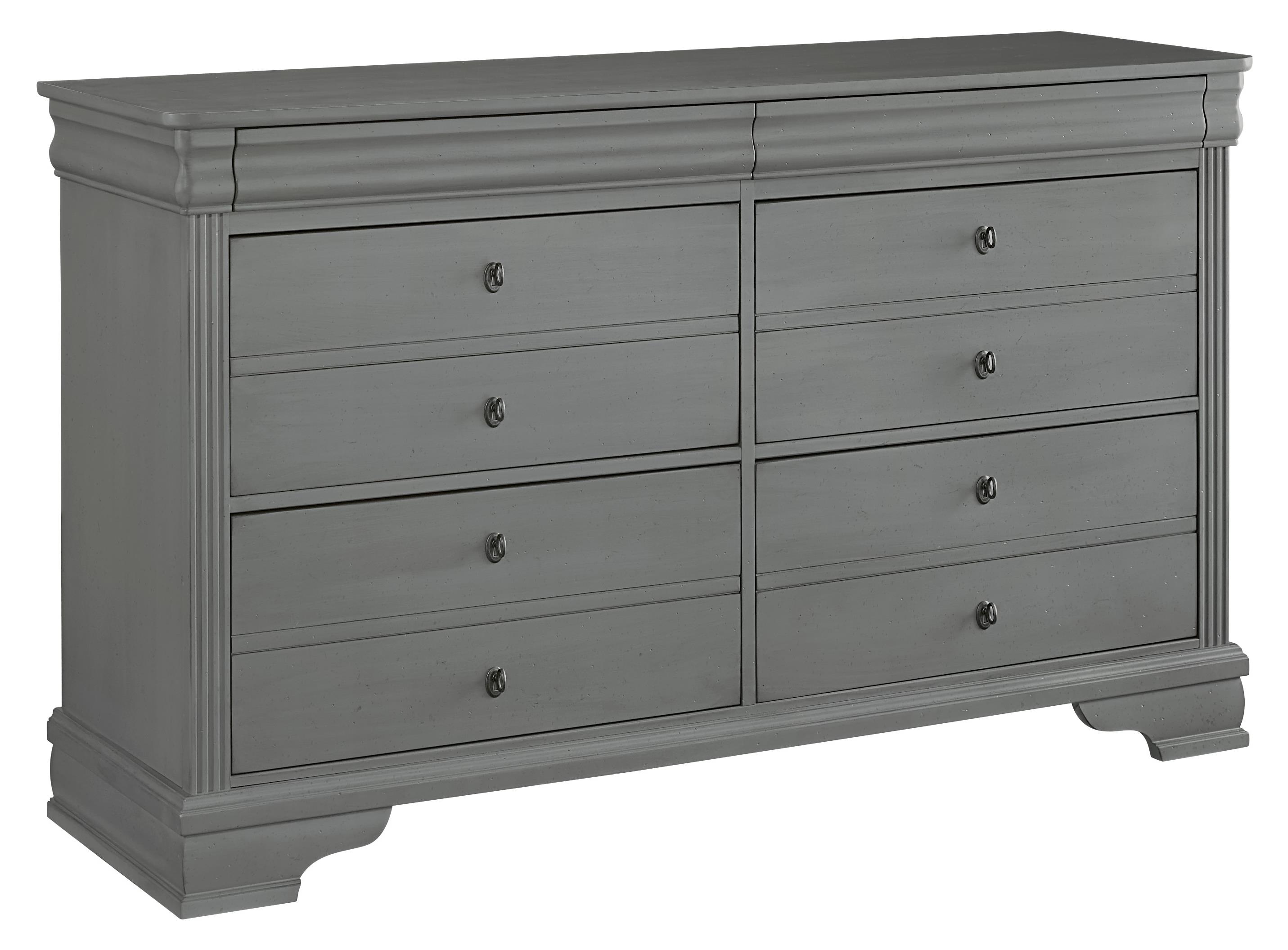 Vaughan Bassett French Market Louis Philippe Storage Dresser 6